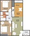 2 Bedroom 1 Bathroom